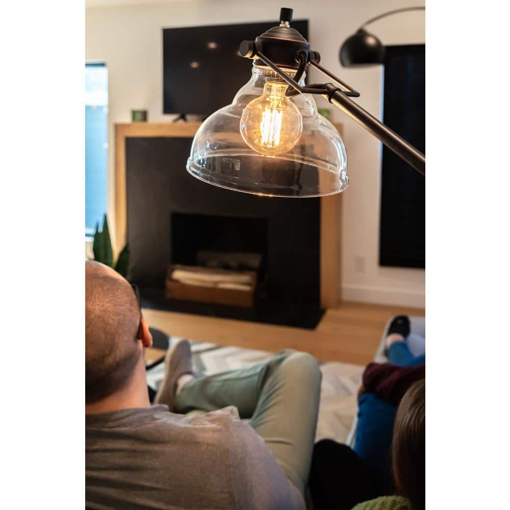 Pack of 8 Clear Dimmable LED Filament G25 Bulbs