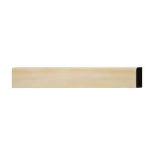 WM887 0.38 in. D x 1.25 in. W x 6 in. L Wood (Pine) Casing Sample