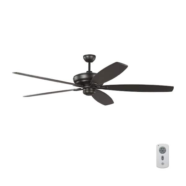 Generation Lighting Dover 68 in. Indoor Oil Rubbed Bronze Ceiling Fan with Reversible Blades and 6-Speed Remote Control