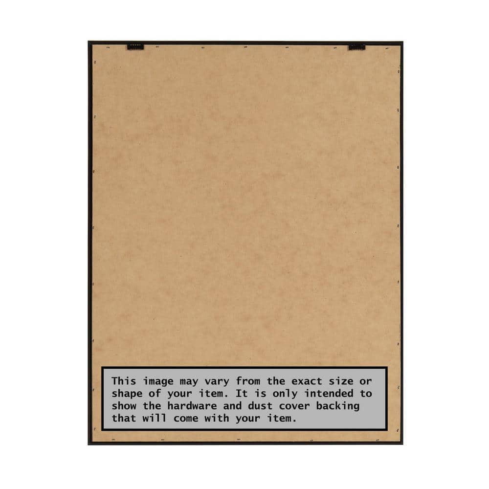 Essence of June I Gray Floral Canvas Wall Art with Distressed Greywash Frame