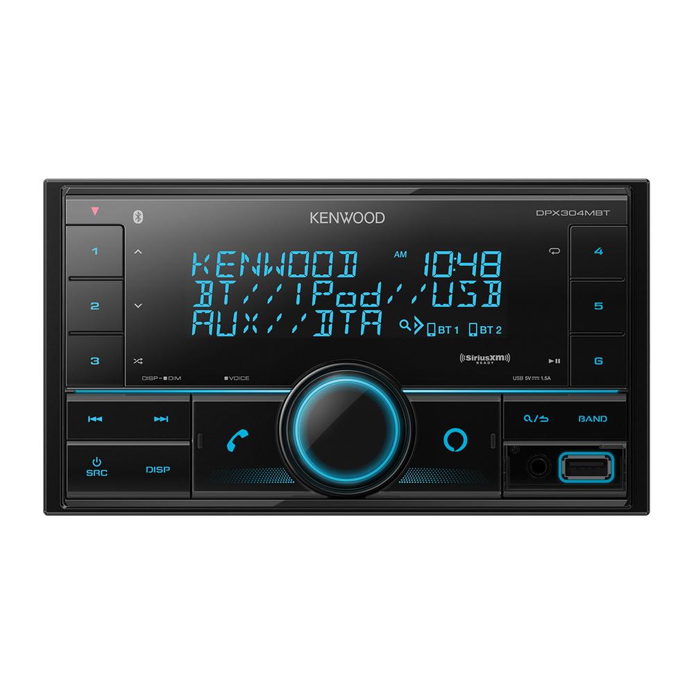 DPX304MBT Double-DIN In-Dash Digital Media Receiver with Bluetooth, Amazon Alexa, and SiriusXM Ready