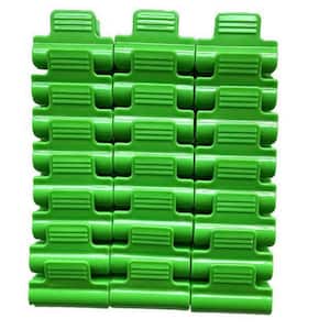 Clamp for Greenhouse, Row Cover, Netting, Tunnel Hoop Clips, Plant Cover and Frost Blanket 0.63 in. (Pack of 20)