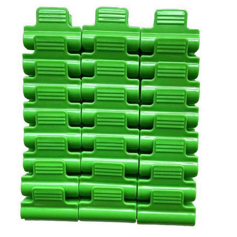 DNIEBW 24Pcs Greenhouse Clamps Clips Row Cover Netting Tunnel Hoop Clips Shed Film Shading Net Rod Clip Greenhouse Film Buckles Plant Trellis Connector Clip 