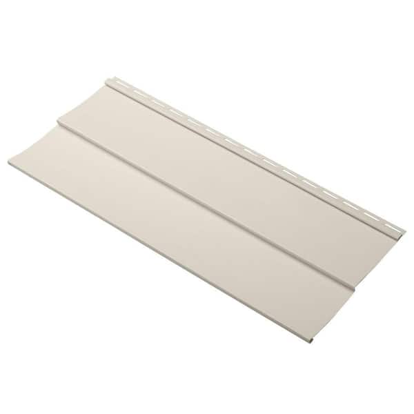 Ply Gem Take Home Sample Progressions Double 5 in. x 24 in. Vinyl Siding in Almond