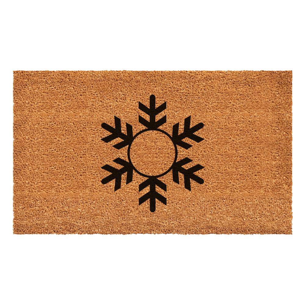 Snowflake Multi-Colored 30 in. x 48 in. Indoor or Outdoor Doormat price history on PriceWatchPro