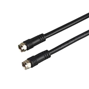 15 ft. Black 18-Gauge RG6 Coaxial Cable