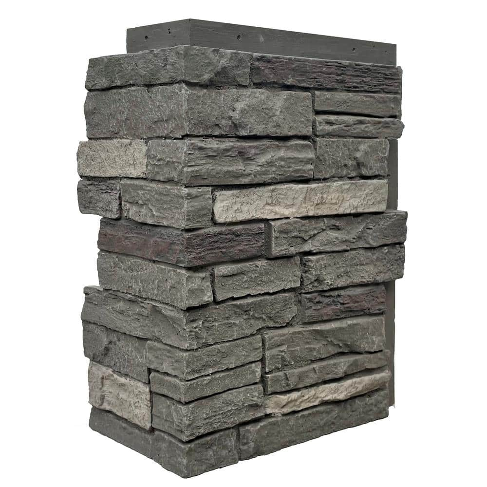 NextStone Slatestone Large 15.5 In. X 11.5 In. Polyurethane Faux Stone ...