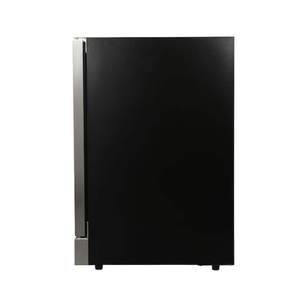 Vinoglow 24 in. Single Zone 151-Can Beverage Cooler in Stainless Steel