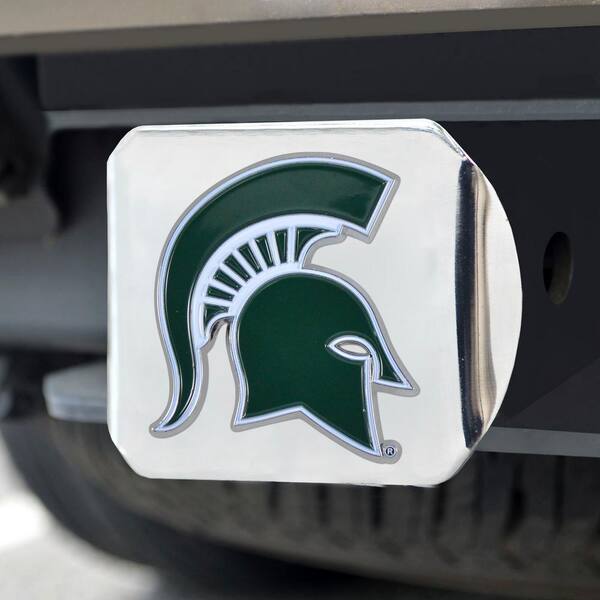 FANMATS NCAA Michigan State University Color Emblem on Chrome