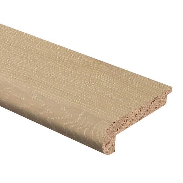 Zamma White Oak 3/8 in. Thick x 2-3/4 in. Wide x 94 in. Length Hardwood Stair Nose Molding Flush
