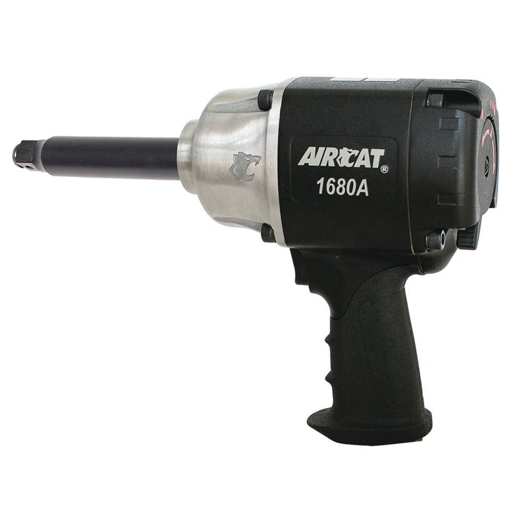 AIRCAT 3/4 in. x 6 in. Extended Heavy Duty Impact Wrench 1680A6 The