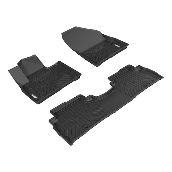 Aries StyleGuard XD Black Custom Heavy Duty Floor Liners, Select Kia Sorento, 1st and 2nd Row
