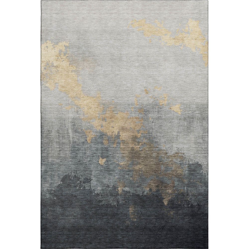 Mayfield Premium Machine Washable Abstract AMF1881 Gold 10 ft. x 14 ft. Area Rug price history on PriceWatchPro