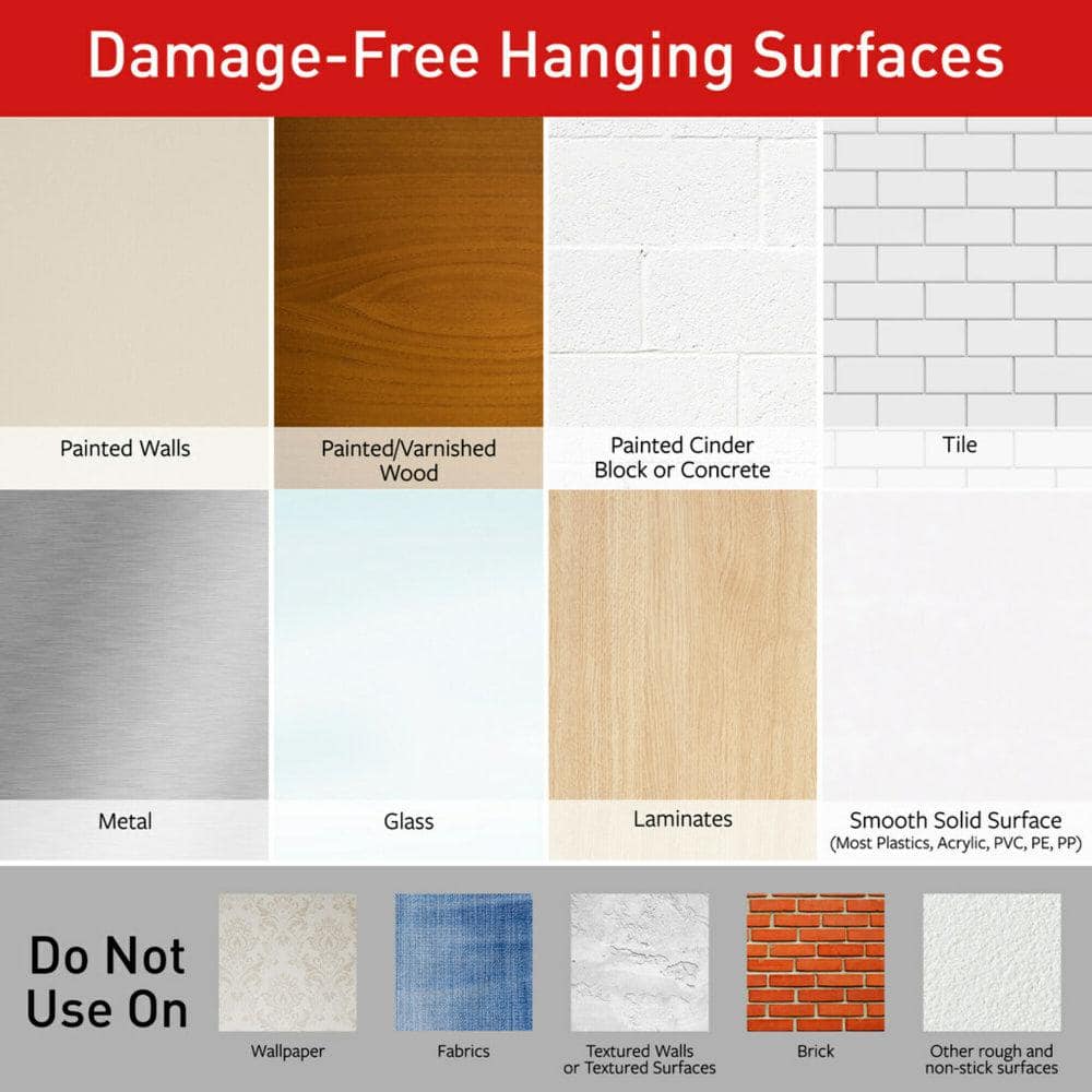 Clear Plastic Mini Self-Adhesive Wall Hooks, 18-Pack