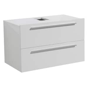 Medio 32 in. Bathroom Vanity Cabinet Only in White