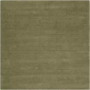 Falmouth Olive 10 ft. x 10 ft. Square Indoor Area Rug