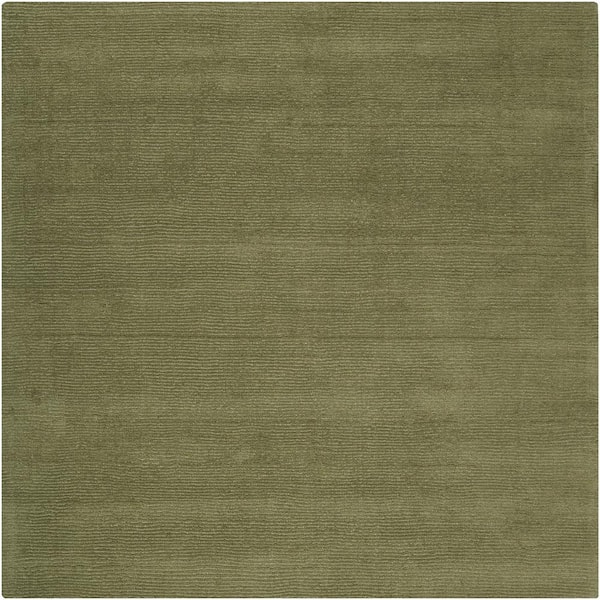 Livabliss Falmouth Olive 10 ft. x 10 ft. Square Indoor Area Rug