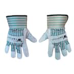 Kids Work and Gardening Gloves with Rubberized Safety Cuff