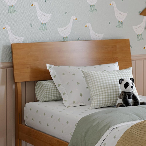 Bradford Light Toffee Natural Bronze Wood Twin Adjustable Panel Headboard