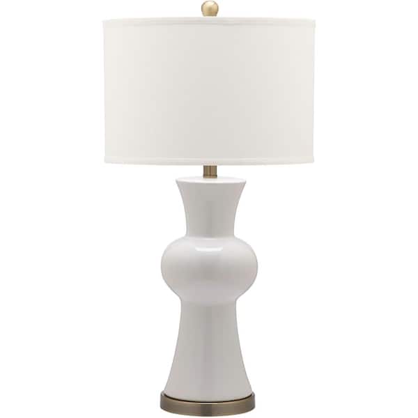 Lola 30 in. White Table Lamp