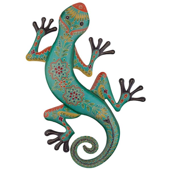 Regal Art & Gift Maha Gecko Wall Decor 24 in. Seafoam