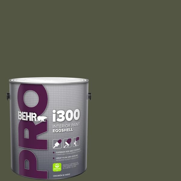 BEHR PRO 1 gal. #ECC-37-3 Freshwater Marsh Eggshell Interior Paint