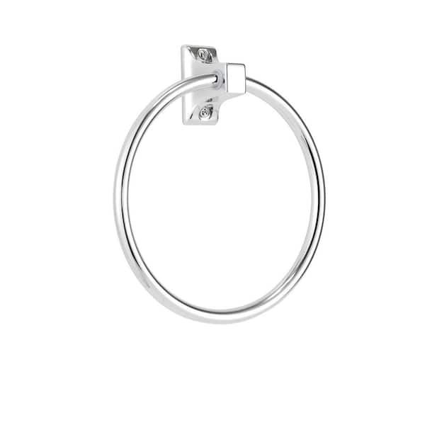 Croydex Sutton Towel Ring in Chrome