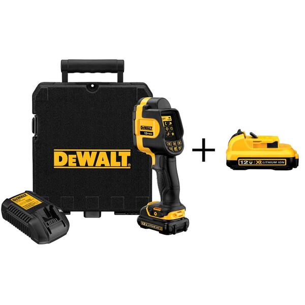 DEWALT 12-Volt MAX Lithium-Ion Cordless Imaging Thermometer Kit with Bonus XR Battery Pack