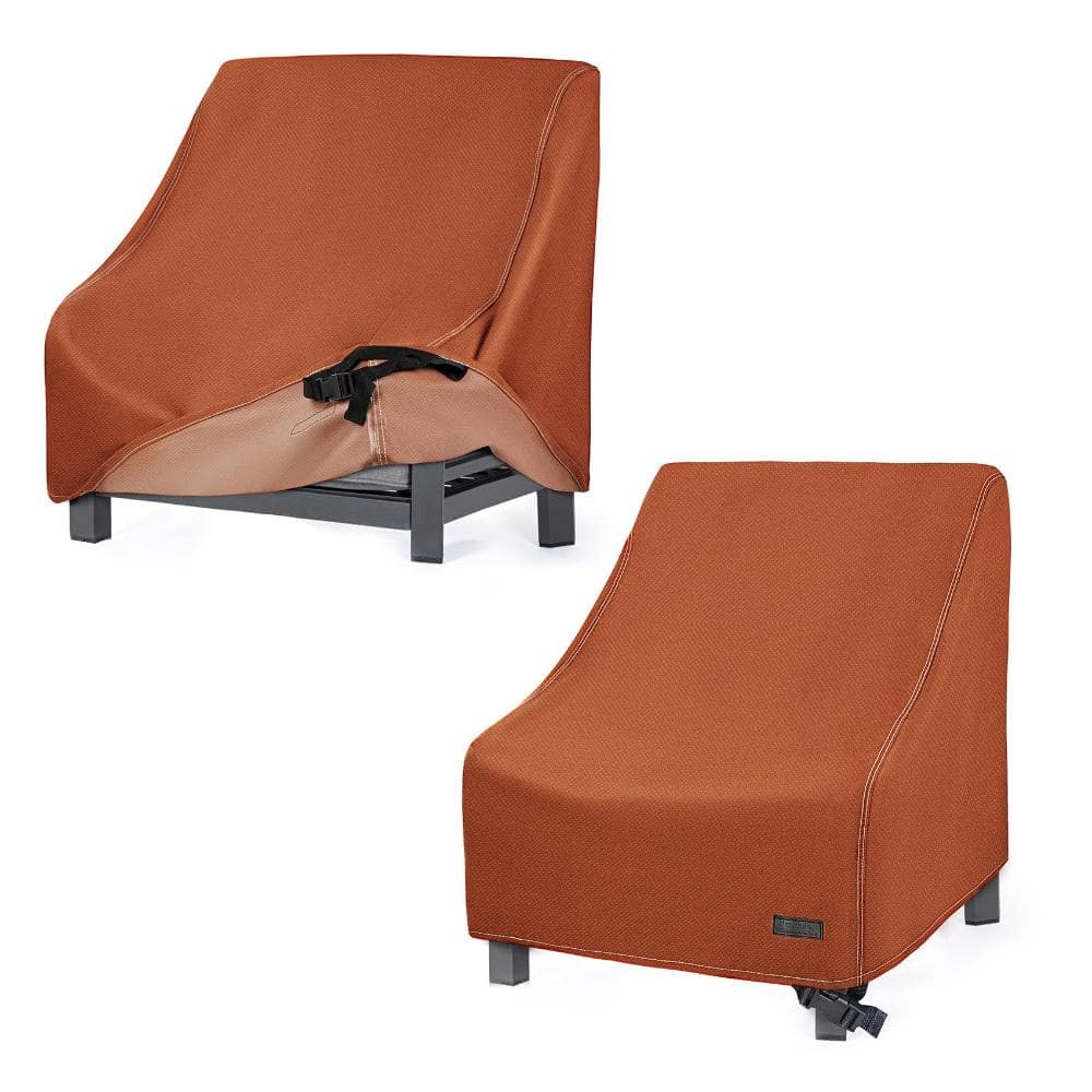 30 x 33 x 34 in Patio Adirondack Chair Covers Waterproof Heavy Duty Brown 2 Pack price history on PriceWatchPro