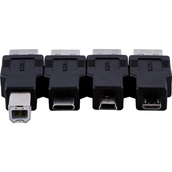 5-in-1 USB Cable Kit with Adapters - Home Depot