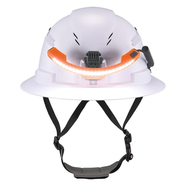 Ergodyne Skullerz 8886 Orange Wide Beam Headlamp with Hard Hat