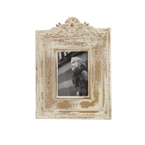 BarnwoodUSA Rustic Farmhouse 4 in. x 6 in. White Wash Reclaimed Picture  Frame (1.5 in. Molding) 4x6 2 white - The Home Depot