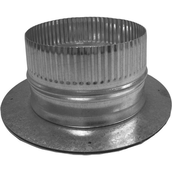 Speedi-Products 9 in. Dia Galvanized Take Off Start Collar and Gasket