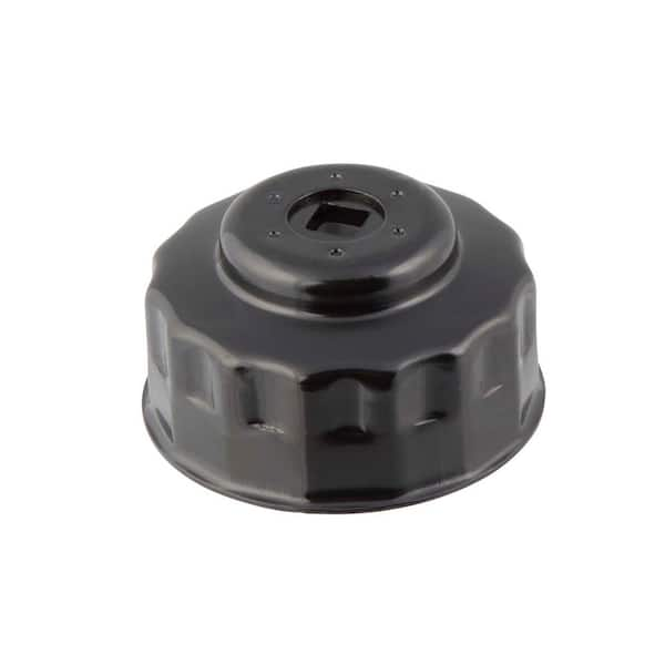 Steelman 75/77 mm x 15 Flute Oil Filter Cap Wrench in Black