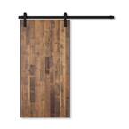 Urban Woodcraft 35 in. x 80 in. CRAFTSMAN Reclaimed Wood with Sliding ...