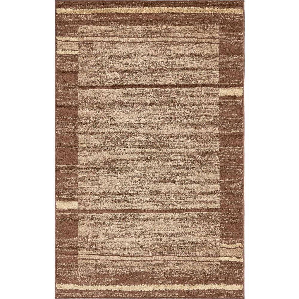 Unique Loom Autumn Foilage Brown 5' 0 x 8' 0 Area Rug 3138235 - The ...