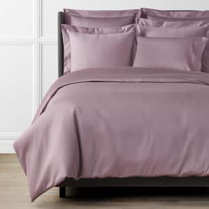 Legends Hotel Wisteria 450-Thread Count Wrinkle-Free Supima Cotton Sateen Queen Duvet Cover