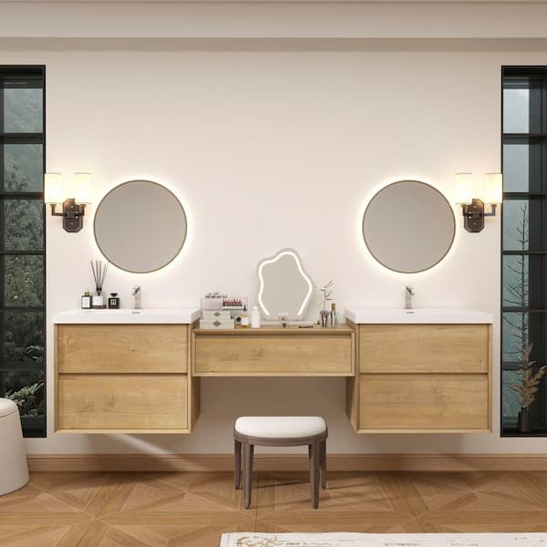 BV Better Vanity Kingdee 94 in. W x 20 in. D x 26 in. H Double