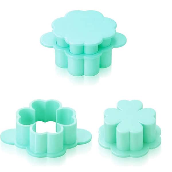 Christmas Tree Cake Pop Mold PLA Cakepop Cutter and Pusher Set for Cookie Fondant Brownie Dessert Making