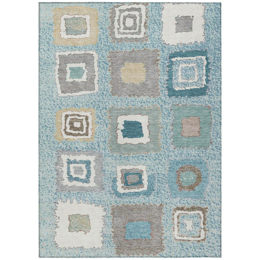 Addison Rugs Chantille Machine Washable Indoor/Outdoor Abstract ACN2014 ...