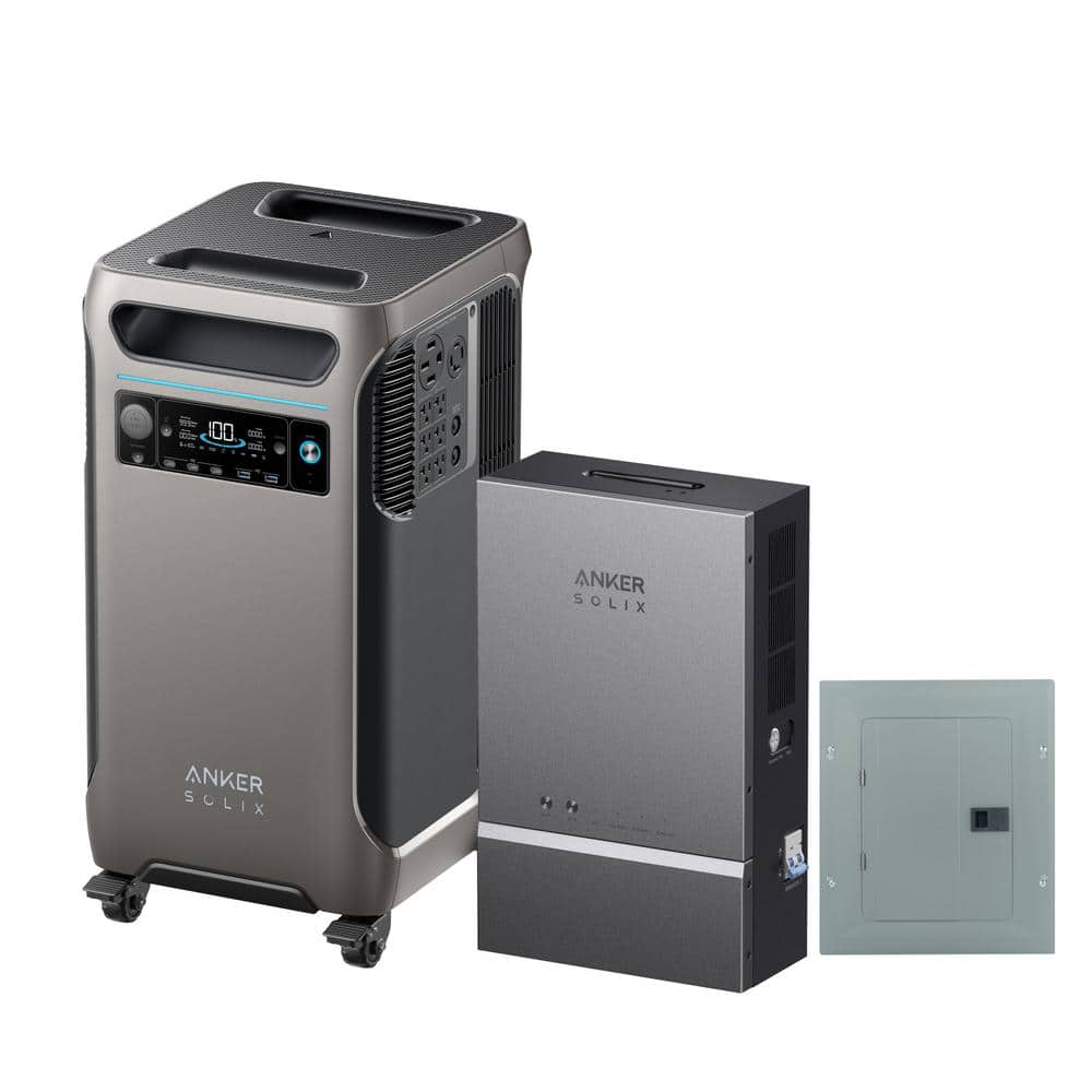 SOLIX F3800 6,000W 3,840Wh Whole-Home Smart Backup Power Solution w/ Home P
