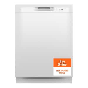 24 in. Built-In Tall Tub Front Control White Dishwasher with 60 dBA, ENERGY STAR