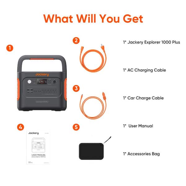 Jackery 2000-Watt Continuous/4000 Peak Output Power Station