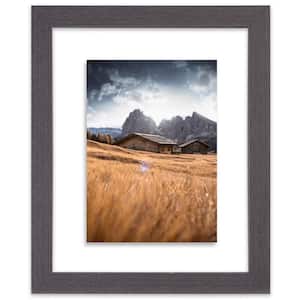 8 x 10 Gray Wooden Float Picture Frame - 4 Pack