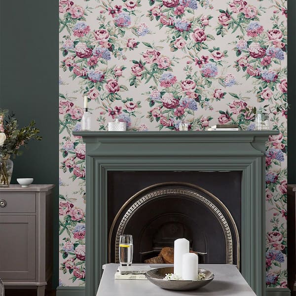 Laura Ashley Pembrey Hazelnut Wallpaper