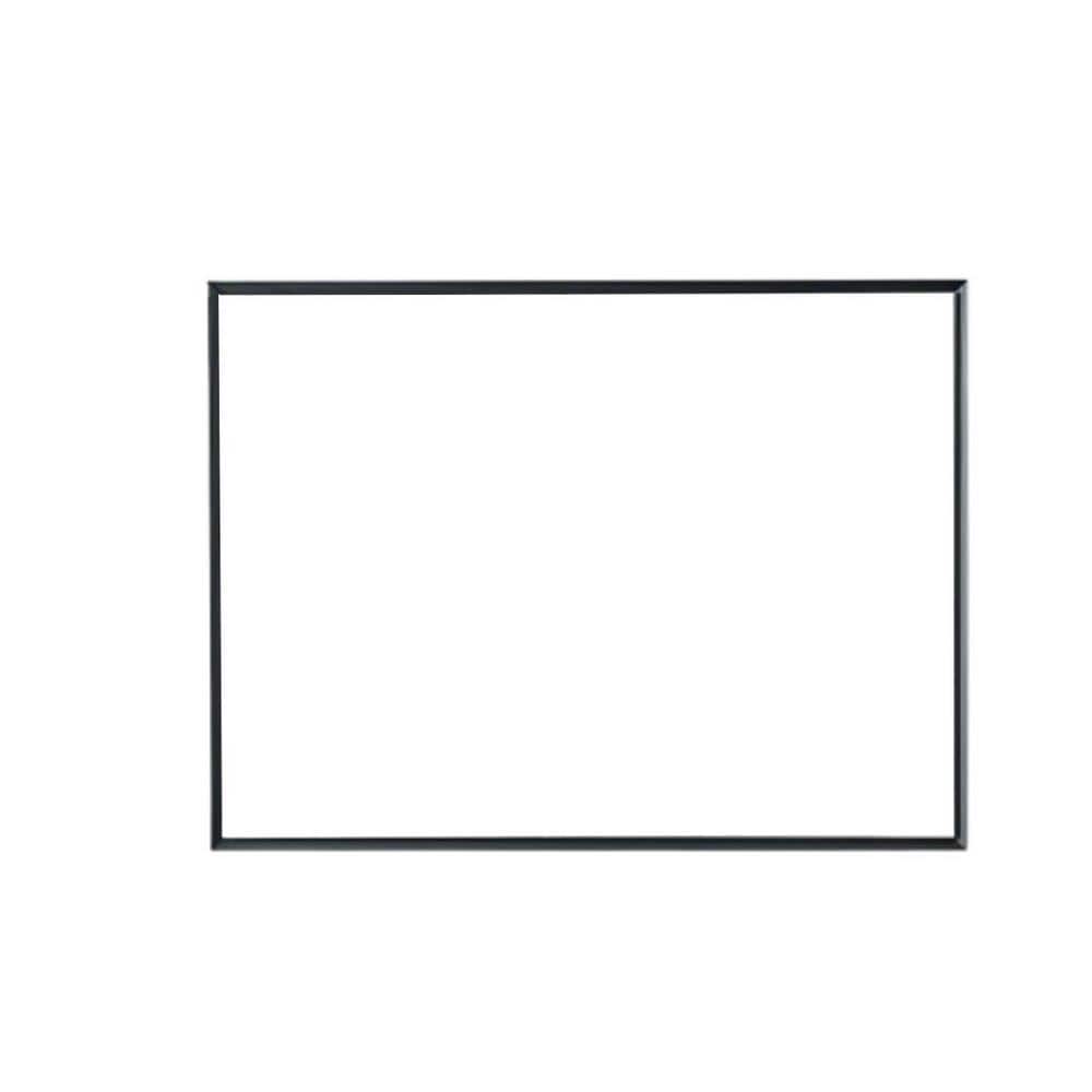 Beautiful Gray 40 in. W x 30 in. H Contemporary Rectangular Aluminum Framed
