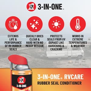 11 oz. RVcare Rubber Seal Conditioner with UV Shield and Smart Straw Spray