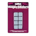 15/16 in. Square Sliders (8-Pack)