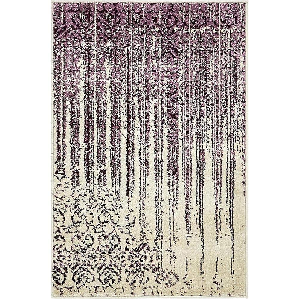 Del Mar Jennifer Purple 2' 2 x 3' 0 Area Rug price history on PriceWatchPro