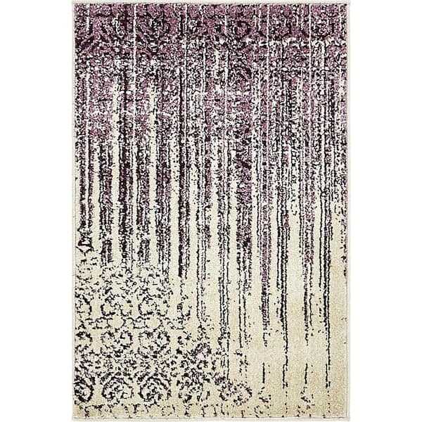 Del Mar Jennifer Purple 2' 2 x 3' 0 Area Rug
